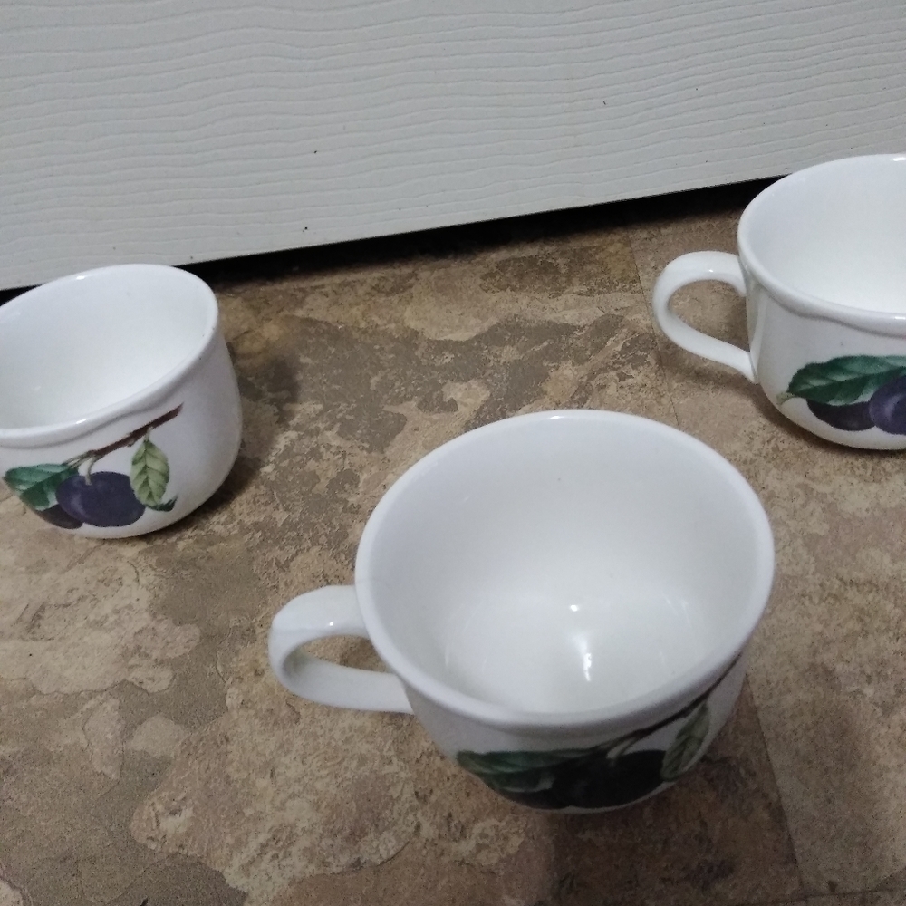 Noritake Tea Cups Set of 3 Casual Gormet - Picture 9 of 15